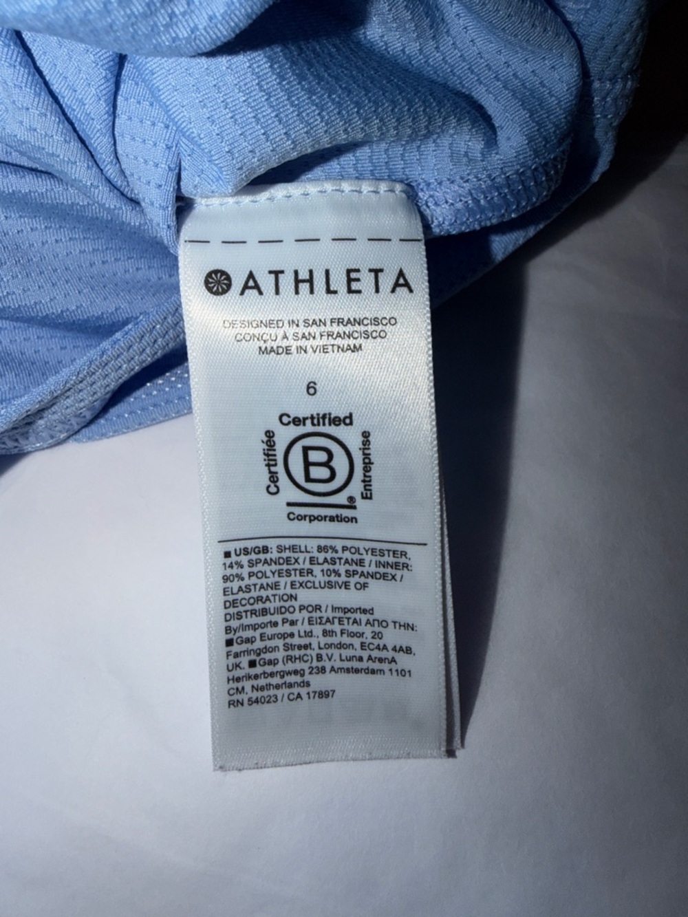 Athleta Light Blue Sleeveless Mini Dress - Picture 9 of 9